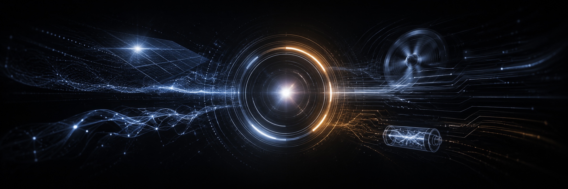 A radial power core — energy on the body