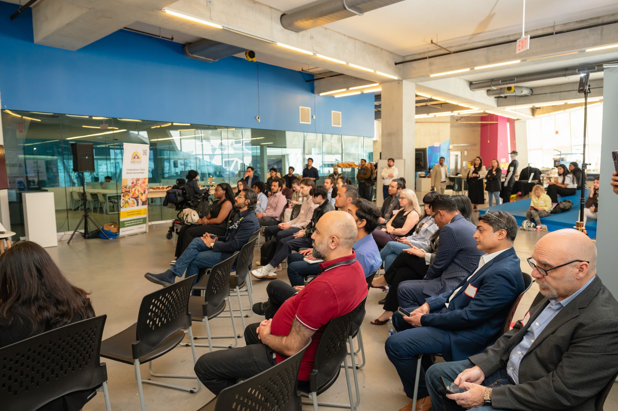 The crowd at Aurmada's sold-out Toronto Tech Week event